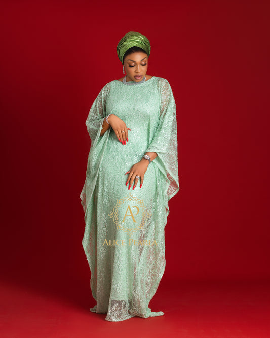 Mint Green Kaftan - Maria