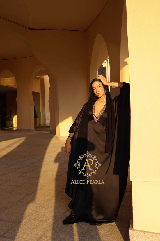 Obsidian Twilight Crystal Kaftan – Amira