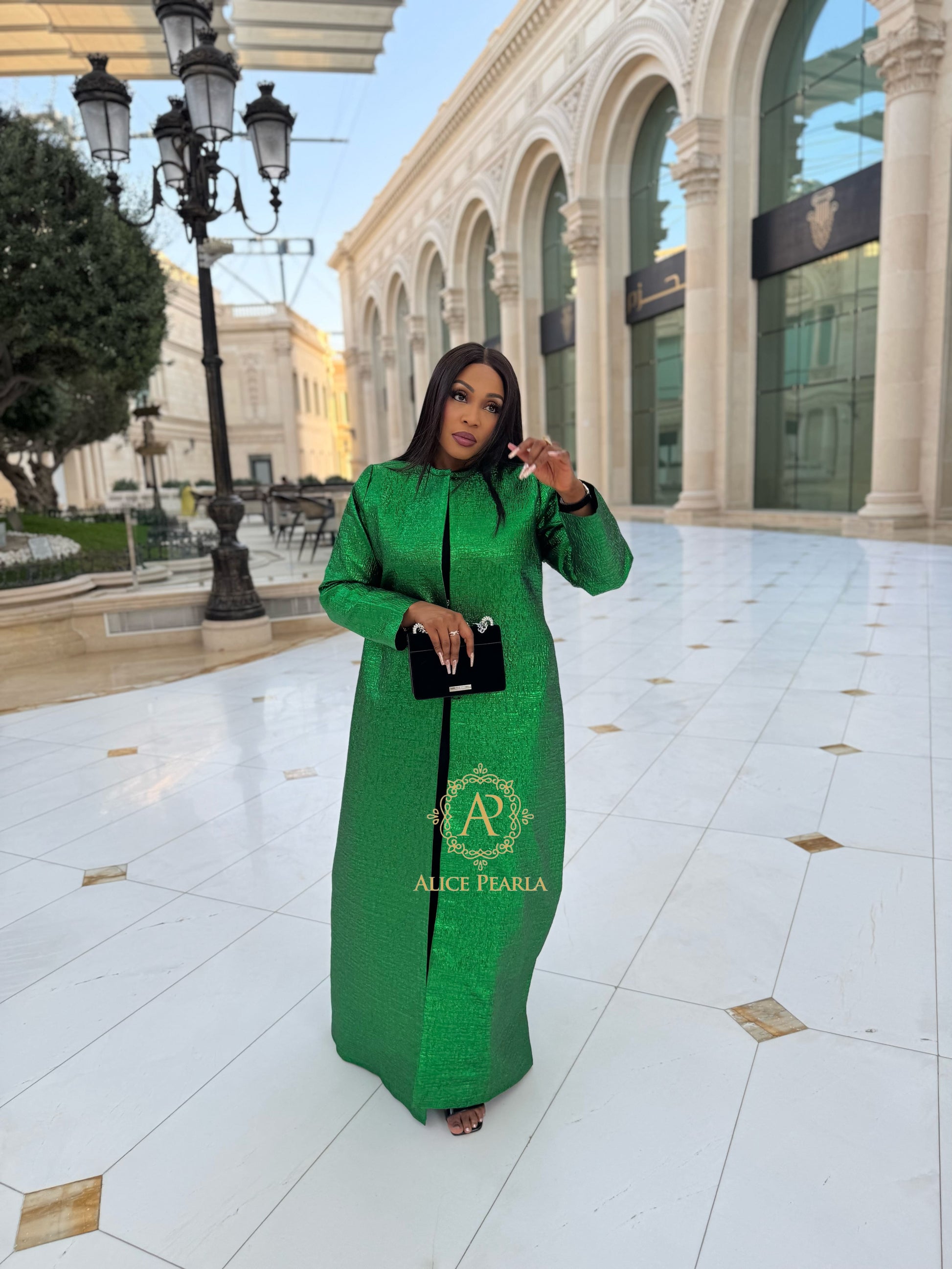 Green Robin Abaya